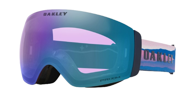 Ochelari de schi Oakley Flight Deck Pro M Mikaela Shiffrin Sig/Prizm Snow Iced Iridium + Additional lens Prizm Snow Sapphire Iridium - 2025/26