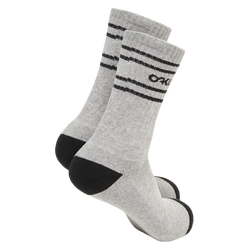 Șosete Oakley Icon B1B Socks 2.0 New Granite HTHR/Black