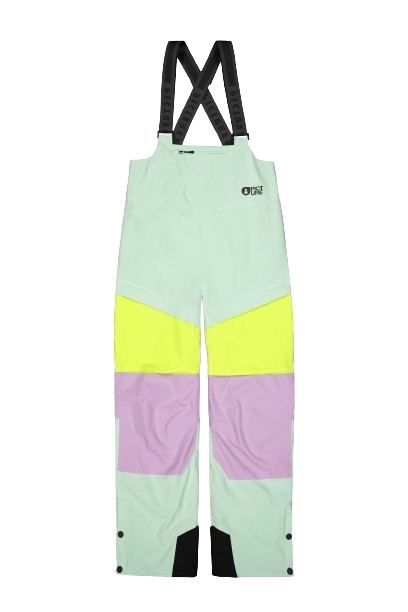 Pantaloni de schi Picture Elwy BIB Silt Green Orchid Acid - 2024/25