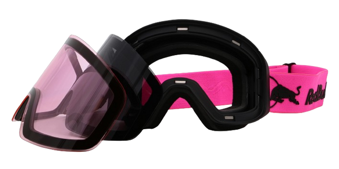 Ochelari de protecție Red Bull Spect Jam Black/Smoke + Geamuri suplimentare - 2025/26
