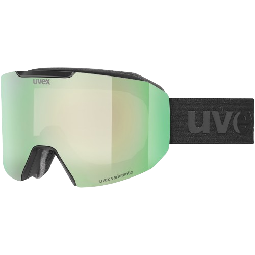 Uvex Evidnt ATTRACT V Black Matt/Mirror Green + spare lens - 2025/26