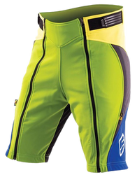ENERGIAPURA New Pantaloni scurți de antrenament verde/galben/albastru Junior
