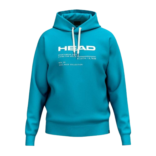 Tricoul cu glugă HEAD Race Hoodie Unisex Blue - 2025/26