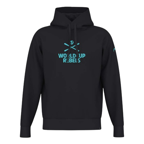 Tricoul cu glugă HEAD Race Hoodie Black - 2024/25