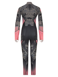 Costum de schi Ziener RCE Racesuit Black Foggy Print Pink Vanilla - 2024/25