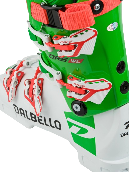 Clapari schi Dalbello DRS WC S White/Green Race - 2024/25