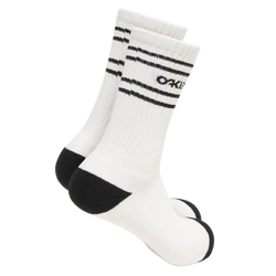Șosete Oakley Icon B1B Socks 2.0 White/Black
