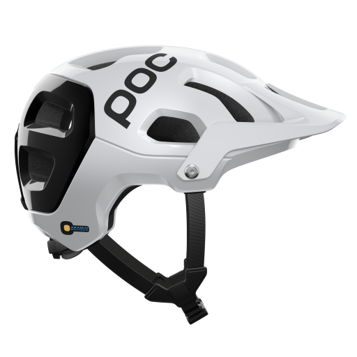 Cască de ciclism POC Tectal Race MIPS Hydrogen White/Uranium Black 2025