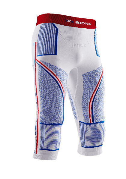 Pantaloni termoactivi X-Bionic Energy Accumulator Patriot Pants 3/4 France - 2023/24