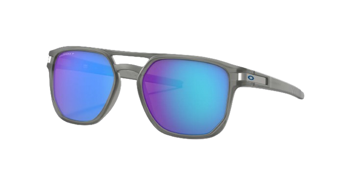 Ochelari de vedere Oakley Latch Beta Prizm Sapphire Polarized Lenses / Matte Grey Ink Frame