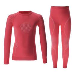 Îmbrăcăminte termoactivă UYN Junior Visyon 2.0 Uw Set (Shirt Lg. sl./pants Long) Sweet Pink - 2025/26