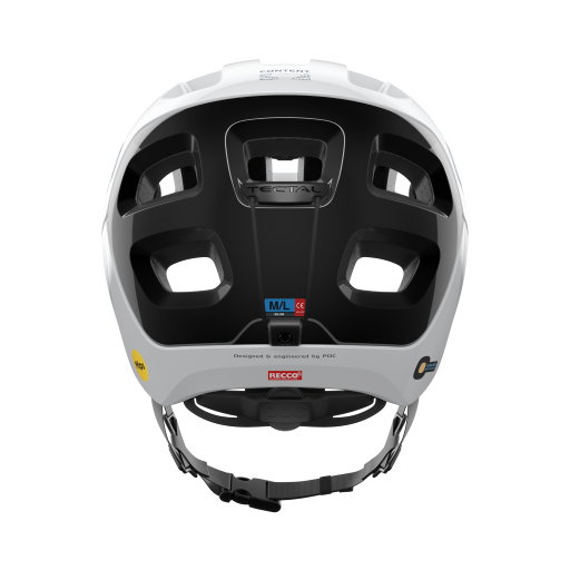 Cască de ciclism POC Tectal Race MIPS Hydrogen White/Uranium Black 2025