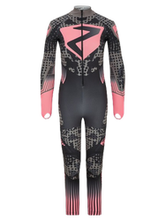 Costum de schi Ziener RCE Racesuit Black Foggy Print Pink Vanilla - 2024/25