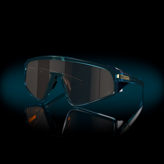 Ochelari de vedere OAKLEY Latch Panel Kylian Mbappé Signature Series Prizm Tungsten Lenses / Transparent Stonewash Frame
