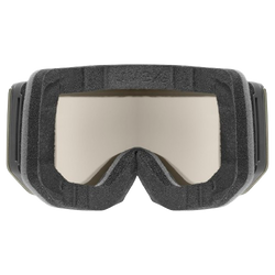 Uvex lace ATTRACT FM Black Matt/Mirror Ice Blue + spare lens - 2025/26