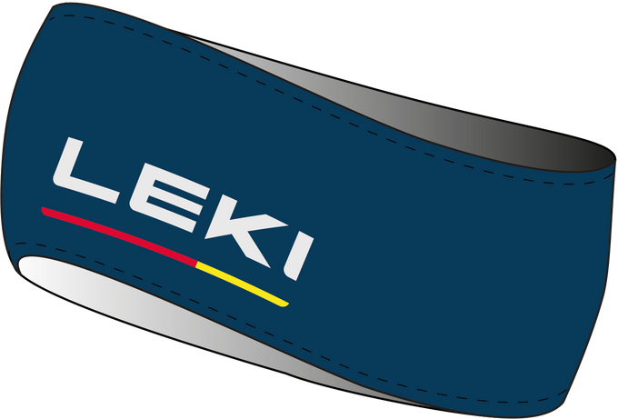 LEKI Bandă de cap 4 sezoane albastru/alb - 2022