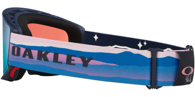 Ochelari de schi Oakley Flow Scape L Mikaela Shiffrin Signature/Prizm Snow Sapphire Iridium + Additional lens Prizm Snow Iced Iridium - 2025/26