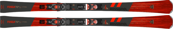 Schiuri Rossignol Forza 70° V-Ti + Spx 14 Konect GW B80 Black Hot Red - 2024/25