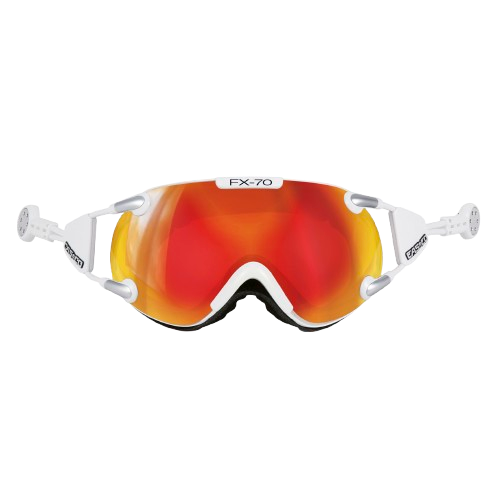 Ochelari de protecție Casco FX70 Carbonic White Orange - 2025/26