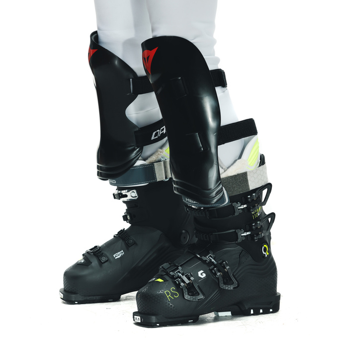 Apărători de tibie Dainese R001 SCARABEO SHIN GUARD BLACK - 2025/26