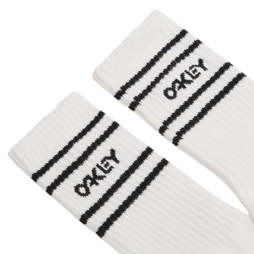 Șosete Oakley Icon B1B Socks 2.0 White/Black