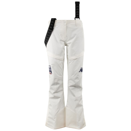 Pantaloni de schi Kappa 6CENTO 665C US White Coconut - 2024/25