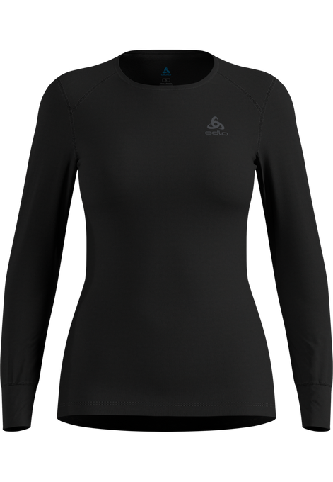 Tricou Termic Odlo Active Warm BL Top Crew Neck L/S Woman Black - 2025/26