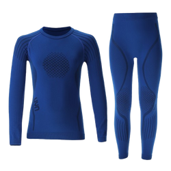Îmbrăcăminte termoactivă UYN Junior Visyon 2.0 Uw Set (Shirt Lg. sl./pants Long) Royal Blue - 2025/26