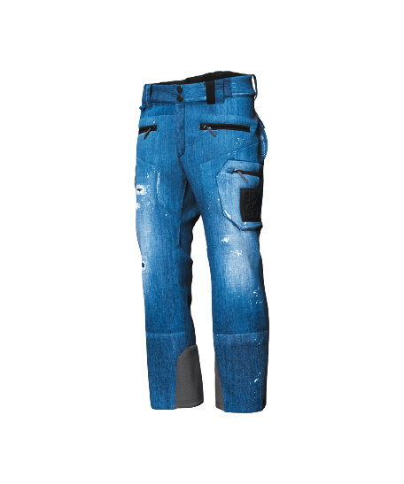 Pantaloni de schi ENERGIAPURA catifea culoare turcoaz Lady