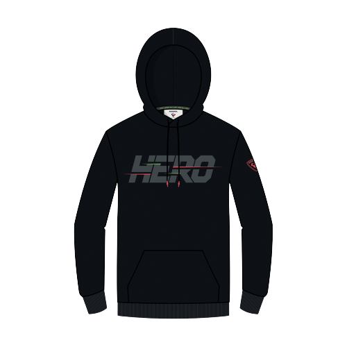 Băiat Rossignol Hero Hoodie Black - 2023/24