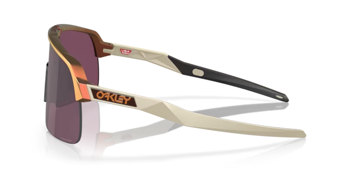Oakley Sutro Lite Matte Red Gold Colorshift Frame/Prizm Road Black Lenses
