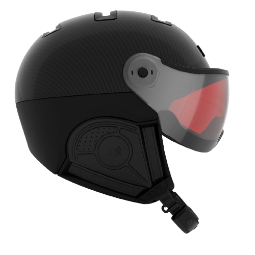 Cască KASK Elite Visor Vibes Photochromatic Carbon Black - 2025/26