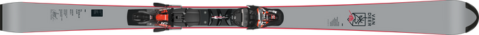 Schiuri Schiuri Van Deer SL FIS WC + XComp 16 Black Flo Red - 2025/26