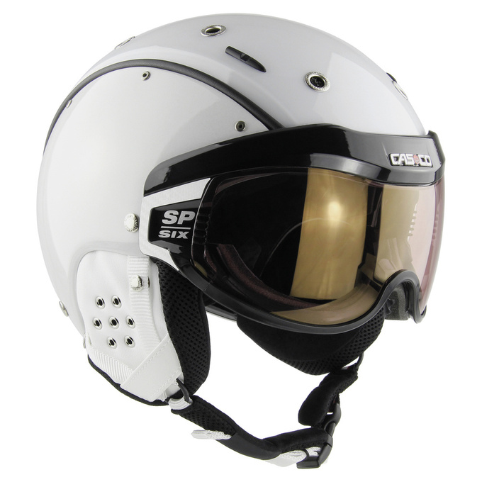 Cască Casco SP-6 Limited White Black Chameleon - 2024/25