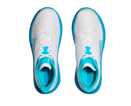 Pantofi bărbați Hoka Mach 6 White/Skyward Blue