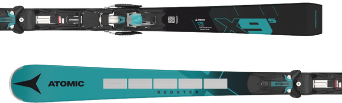Schiuri Atomic Redster X9S Revoshock S + X 12 GW Black/Teal - 2024/25