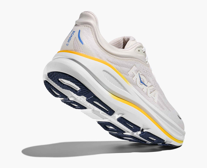 Pantofi bărbați Hoka Bondi 9 White/Grout