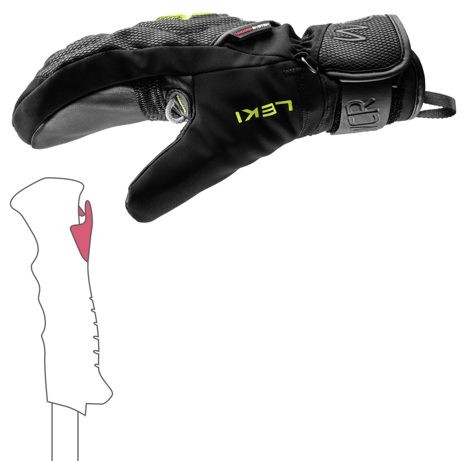 Mănuși LEKI WCR C-Tech 3D Junior Mitt - 2025/26