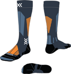 X-Socks Ski Touring Perform OTC Marine/Orange - 2025/26