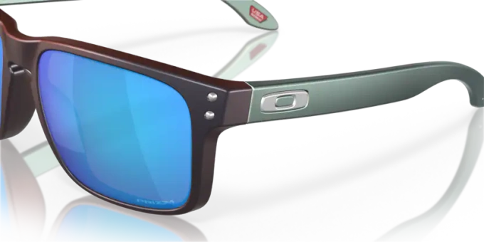 OAKLEY Holbrook Prizm Sapphire Lenses/Matte Black-Red Colorshift Frame - 2023