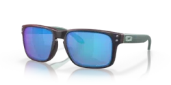OAKLEY Holbrook Prizm Sapphire Lenses/Matte Black-Red Colorshift Frame - 2023