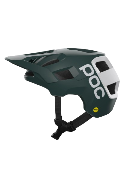 Cască de bicicletă POC Kortal Race MIPS Pargasite Green Matt/Hydrogen White Matt - 2025