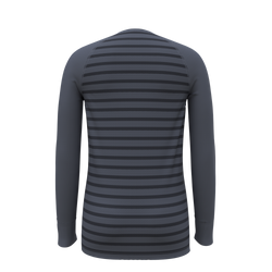 Tricou termoactiv Odlo Active Warm Eco Kids Stripes BL Top Crew Neck L/S - 2023/24