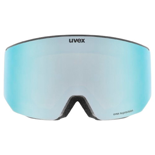 Uvex lace ATTRACT FM Black Matt/Mirror Ice Blue + spare lens - 2025/26