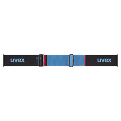 Uvex lace ATTRACT FM Black Matt/Mirror Blue + spare lens - 2025/26