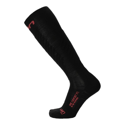 Șosete de schi UYN Woman Ski One Comfort Fit Black/Pink - 2025/26