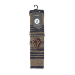 Volcom Horizon Wool Blend OTC Sock Chestnut Brown - 2024/25