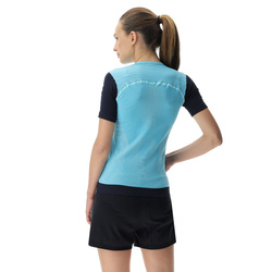 Tricou de alergare UYN Woman Running PB42 OW Shirt SH_SL Blue Radiance/Peacot