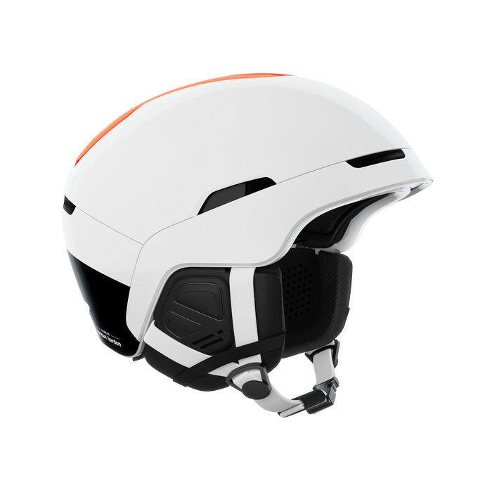 Cască POC Obex Connect Hydrogen White/Fluorescent Orange AVIP - 2025/26