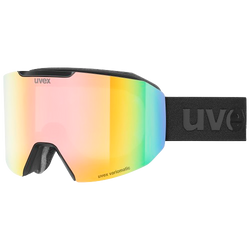 Uvex Evidnt ATTRACT V Black Matt/Mirror Rainbow + spare lens - 2025/26